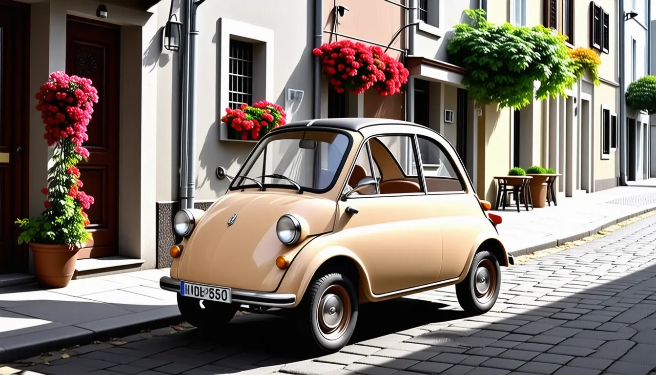 découvrez la velam isetta, une microcar française emblématique des années 50, symbole d'innovation et d'élégance à la française. plongez dans l’histoire de cette petite voiture iconique au design unique.