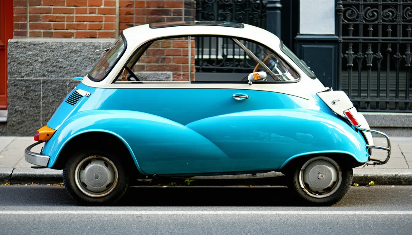 bmw isetta de 1955 : histoire et caractéristiques de la microcar emblématique