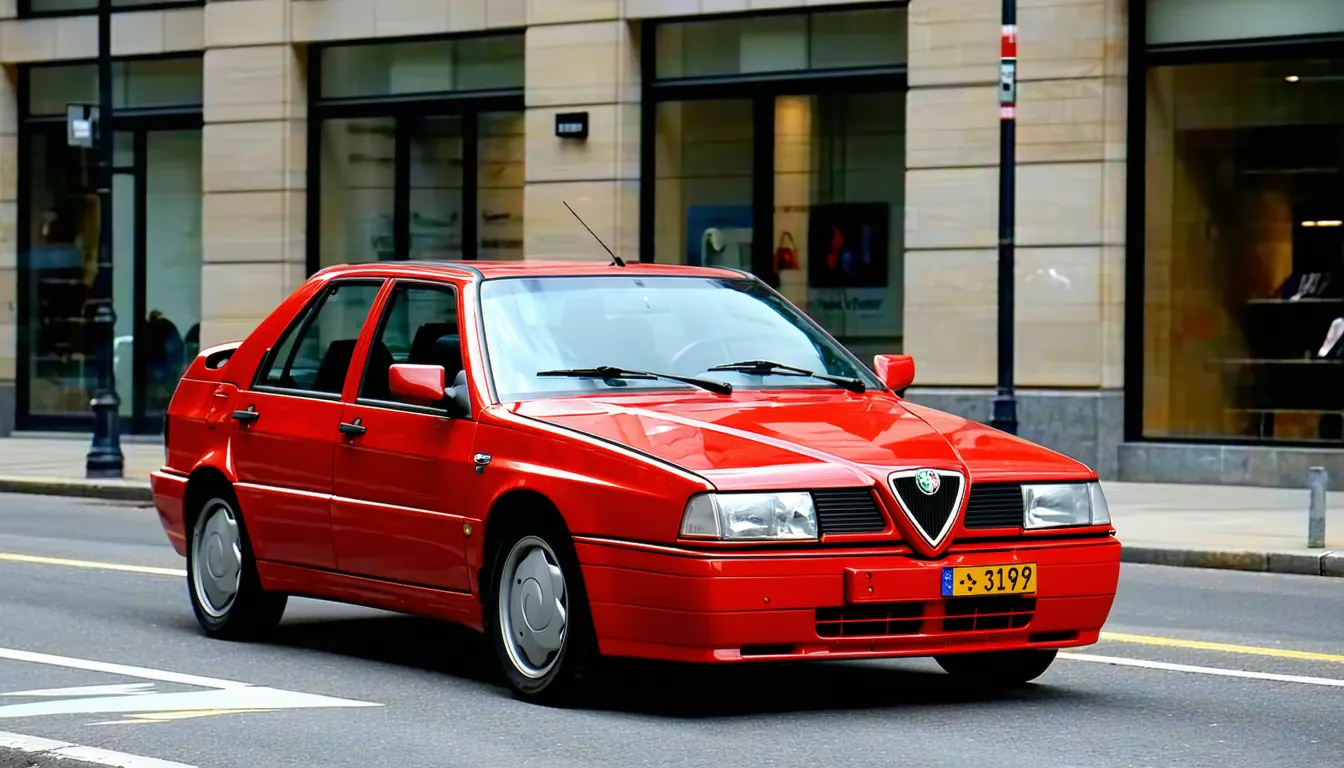 Alfa Romeo 155 de 1992 : histoire et caractéristiques d’une icône sportive