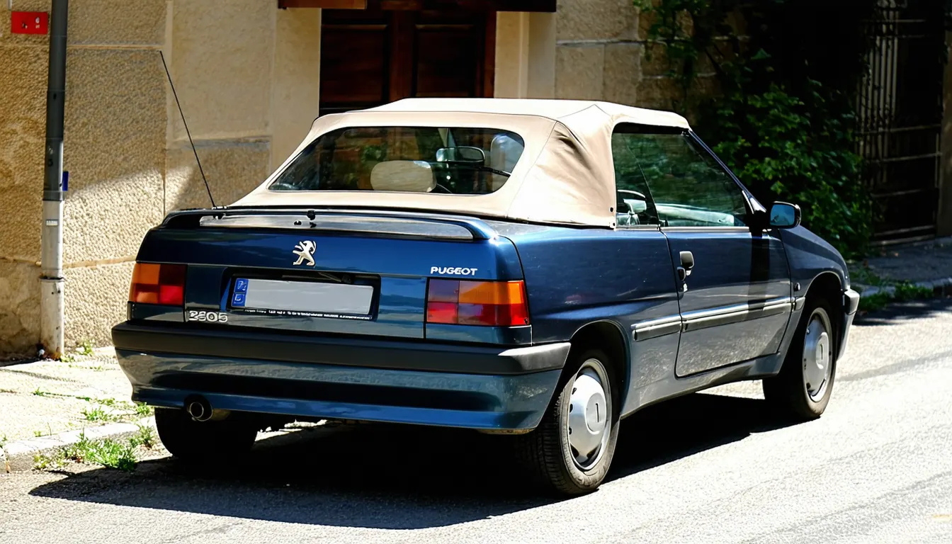 Peugeot 306 cabriolet 1994 : guide complet pour passionnés de voitures de collection