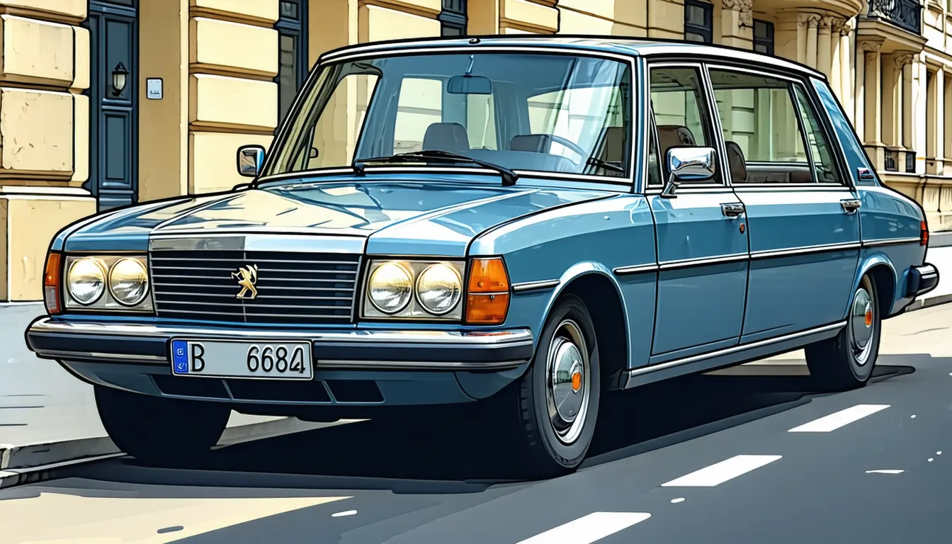 Peugeot 604 limousine Heuliez 1978 : histoire et rareté d'une icône française