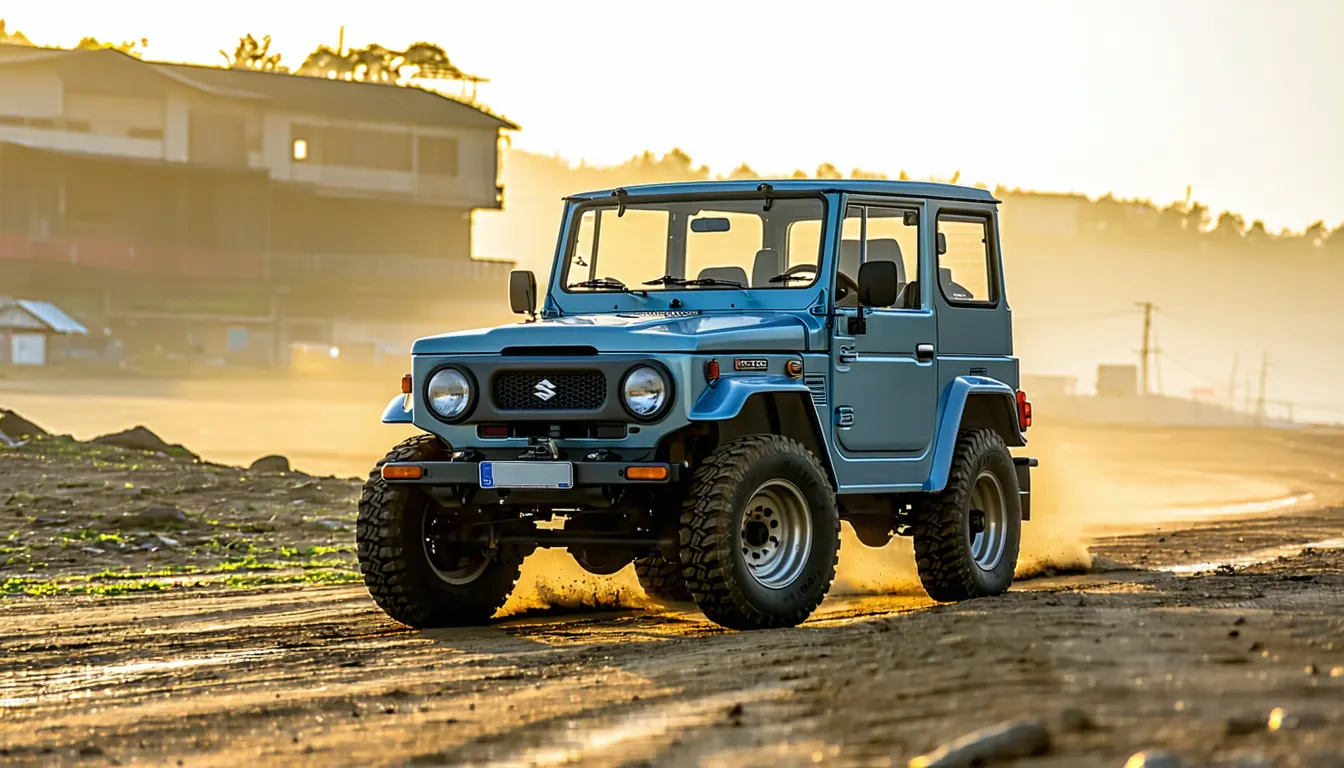 découvrez l'histoire fascinante et les caractéristiques emblématiques du suzuki jimny 1970, un 4x4 légendaire qui a marqué les débuts de l’aventure tout-terrain.