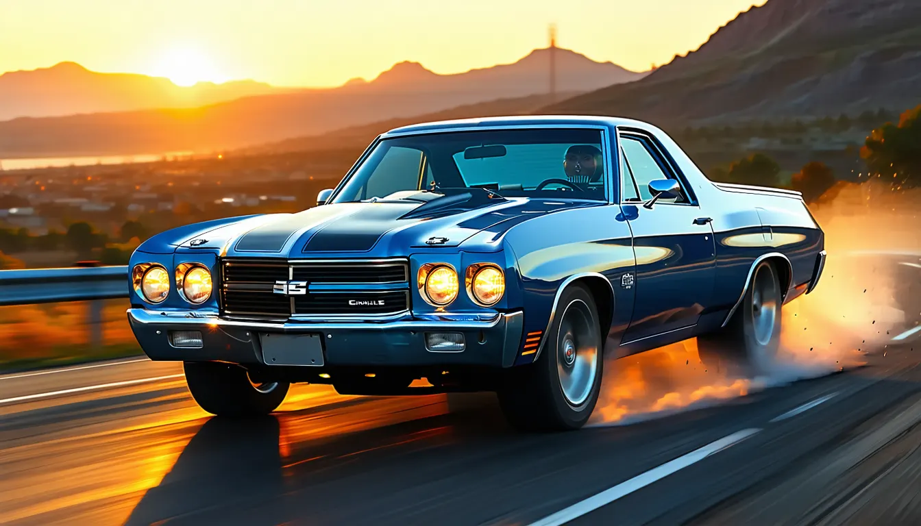 Tout savoir sur la Chevrolet El Camino (ZA) de 1970 : histoire, performances et caractéristiques