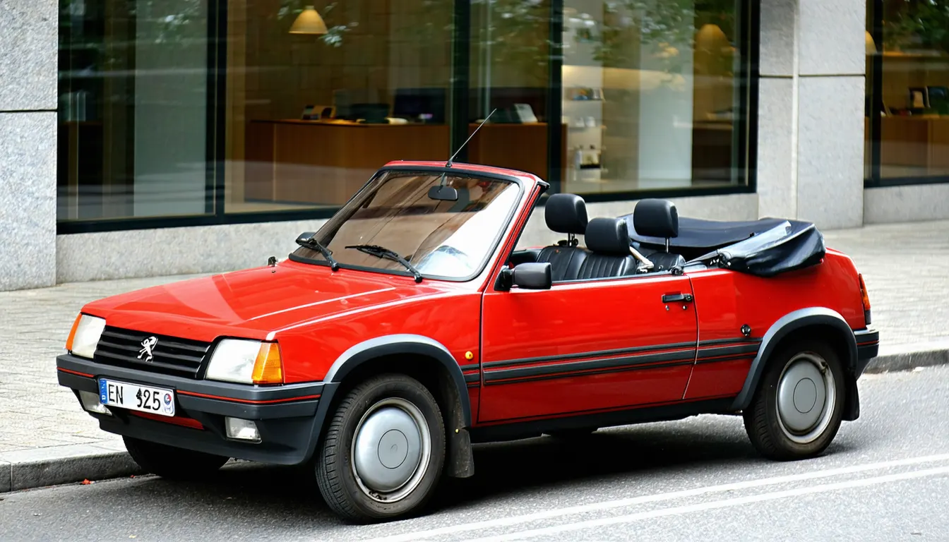 Tout savoir sur la Peugeot 205 cabriolet de 1986 : histoire, caractéristiques et conseils d’entretien