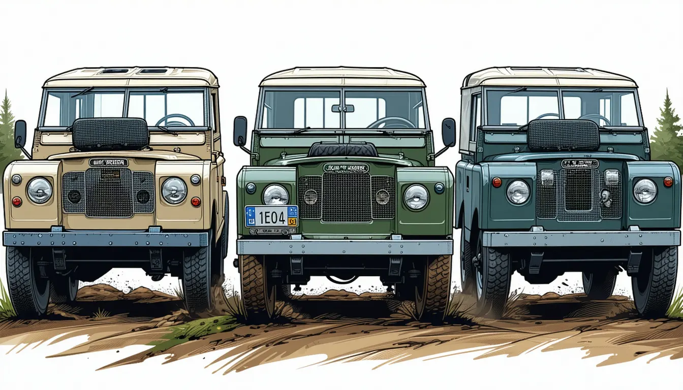 Tout savoir sur les Land Rover Series I, II et III de 1948 : histoire et caractéristiques