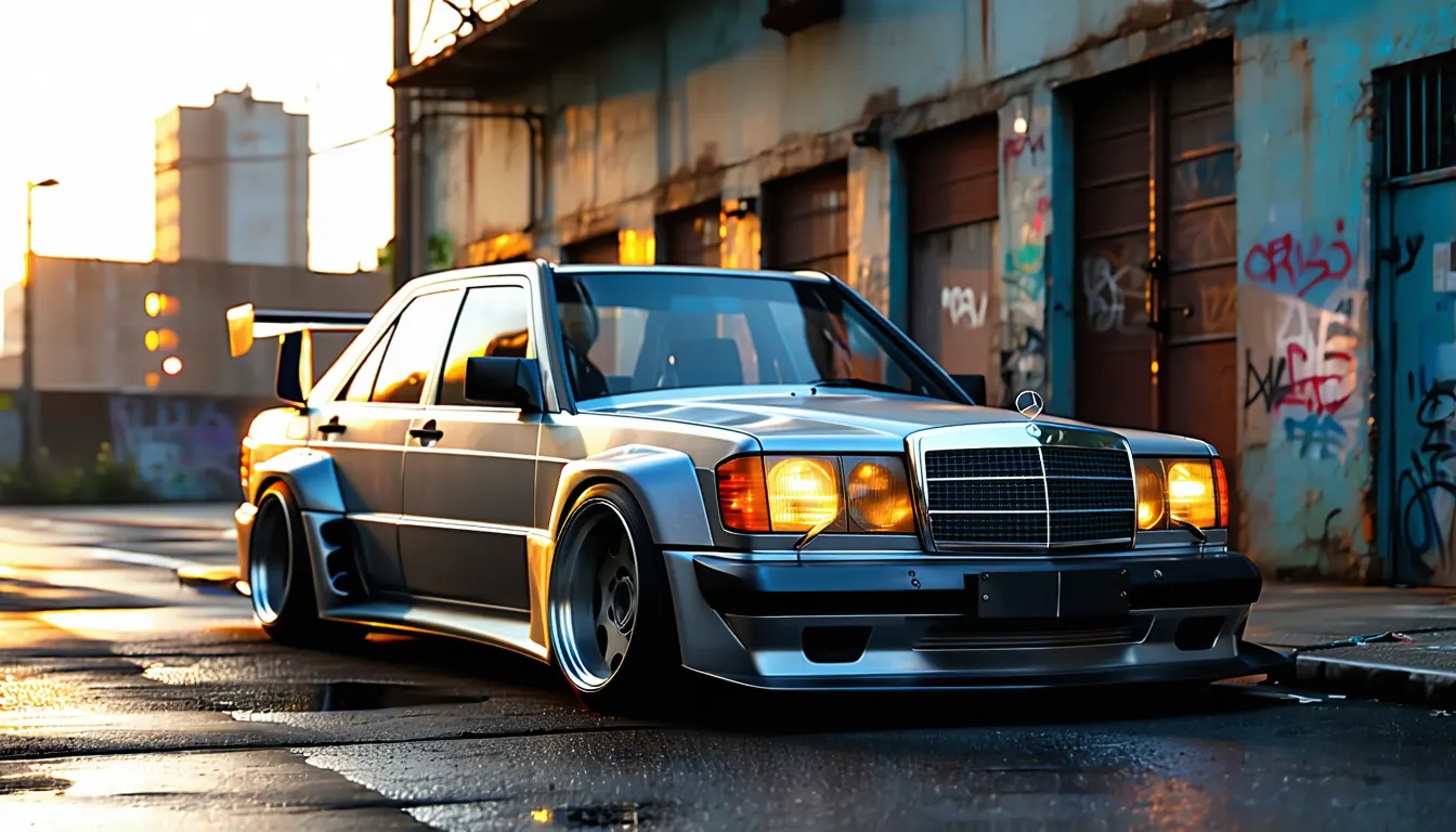 mercedes-benz 190e 2.5-16 evo ii de 1990 : histoire, performance et rareté d’une icône