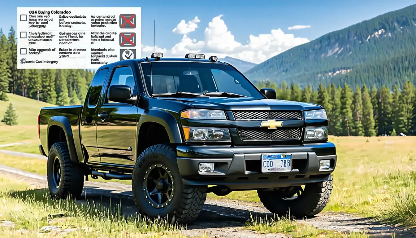 Chevrolet Colorado 2004 : guide d’achat et points à vérifier avant d’acheter