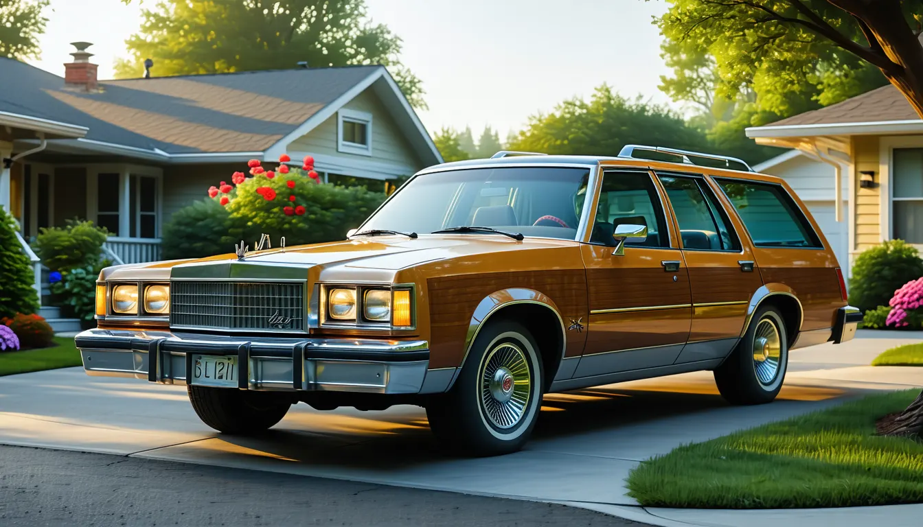 Découvrez l'histoire de l'amc concord wagon 1978 : design, usages et collection