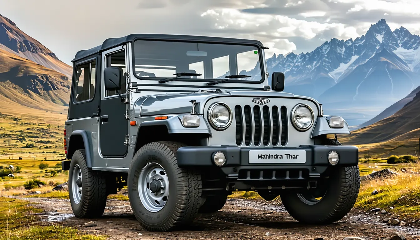 Tout savoir sur la Mahindra Thar 2010 : design, performance et fiabilité
